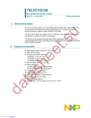 74LVC1G126GW.125 datasheet  