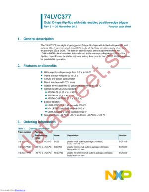 74LVC377DB,112 datasheet  