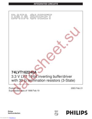 74LVT162240ADL,118 datasheet  