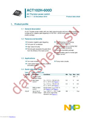 ACT102H-600D,118 datasheet  