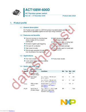 ACT108W-600D datasheet  