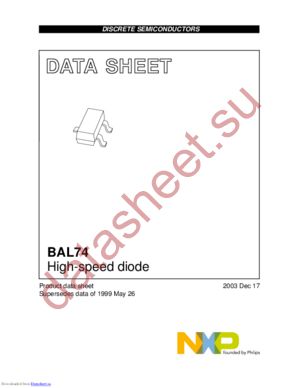 BAL74,215 datasheet  
