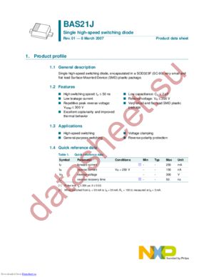 BAS21J,115 datasheet  