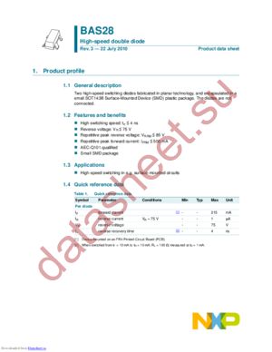 BAS28,215 datasheet  