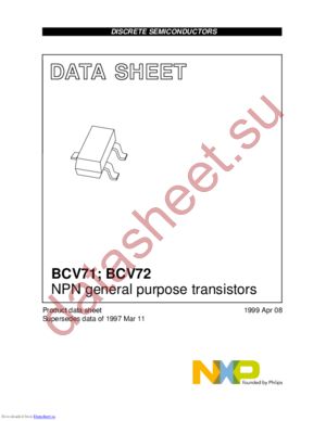 BCV72-T datasheet  