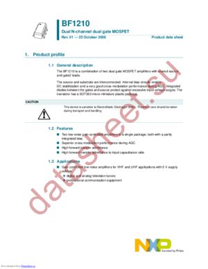 BF1210,115 datasheet  