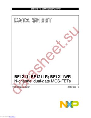 BF1211,215 datasheet  