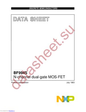 BF994S,215 datasheet  