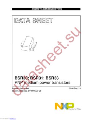 BSR31,115 datasheet  