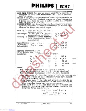 EC57 datasheet  