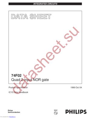 N74F02D,623 datasheet  