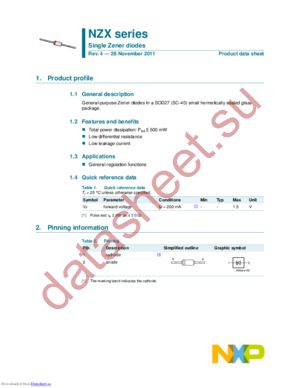 NZX3V3B,133 datasheet  