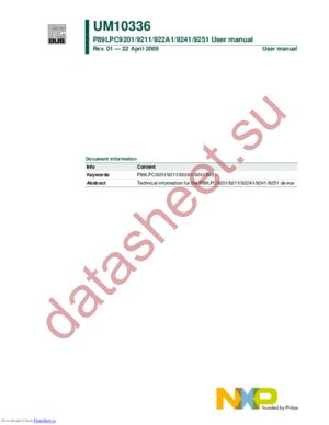 P89LPC922A1 datasheet  