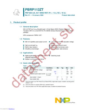 PBRP113ZT,215 datasheet  