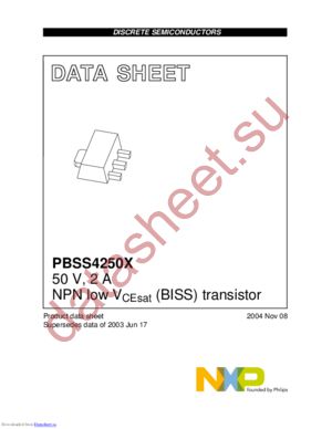 PBSS4250X,115 datasheet  