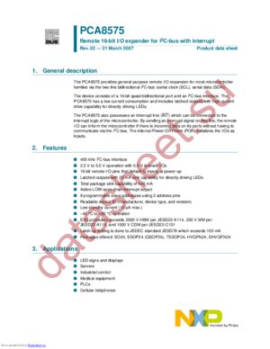 PCA8575D,118 datasheet  