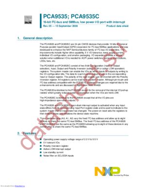 PCA9535HF,118 datasheet  