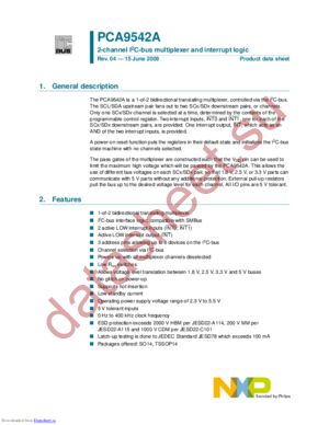 PCA9542APW,118 datasheet  