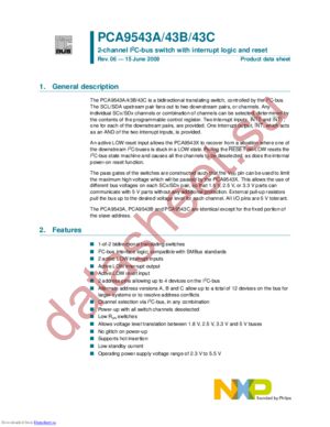 PCA9543BPW,118 datasheet  