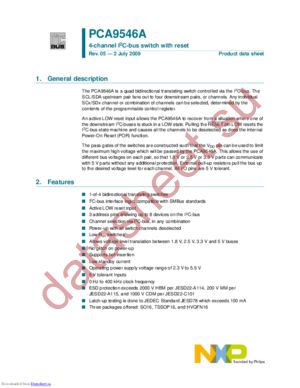 PCA9546APW,112 datasheet  