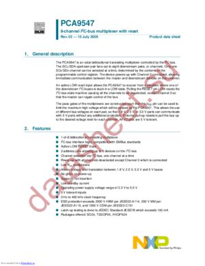 PCA9547PW,118 datasheet  