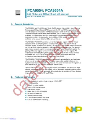 PCA9554AN,112 datasheet  