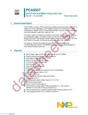 PCA9557PW,118 datasheet  