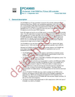 PCA9685PW,112 datasheet  