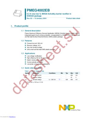 PMEG4002EB,115 datasheet  