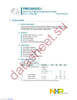 PMEG3002EJ,115 datasheet  