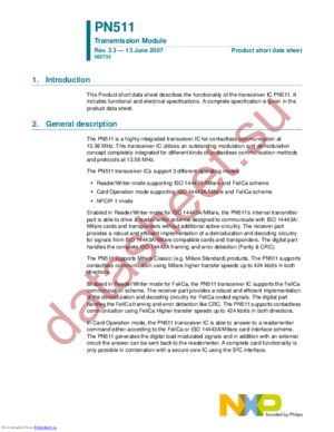 PN5110A0HN1/C2,118 datasheet  