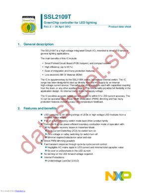 SSL2109T datasheet  