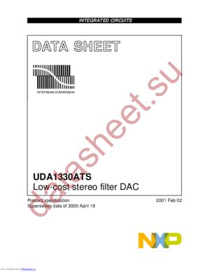 UDA1330ATSN2 datasheet  