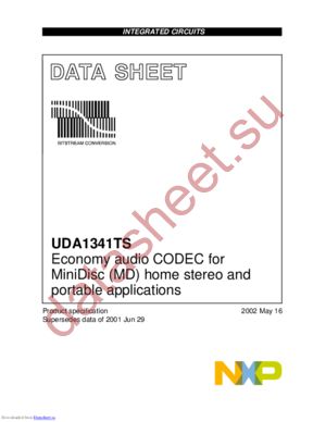 UDA1341TS/N1,512 datasheet  