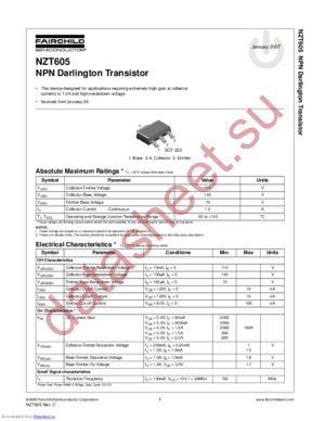 NZT605_07 datasheet  