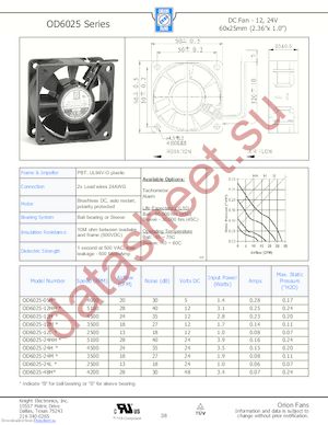 OD6025-12MB01A datasheet  