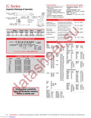 GW10G582K0E datasheet  