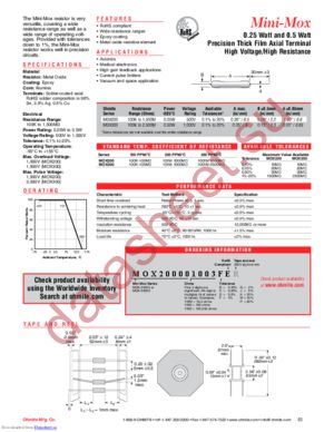 MOX-200002005FE datasheet  