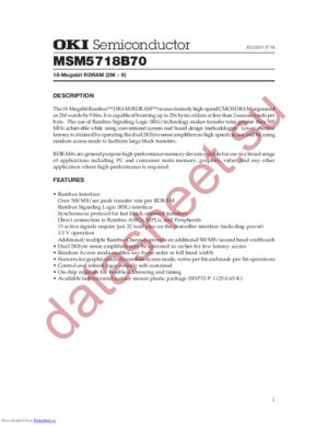 MSM5718B70-53GS-K datasheet  