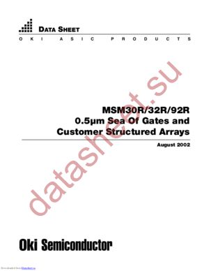 MSM30R datasheet  