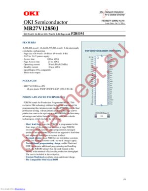 MR27V12850L-XXXTN datasheet  