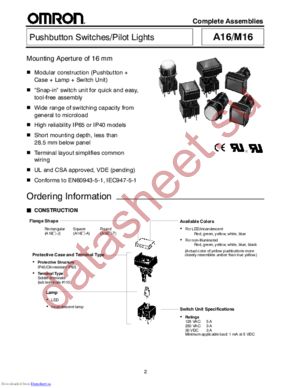 A165K-J2ML-1 datasheet  