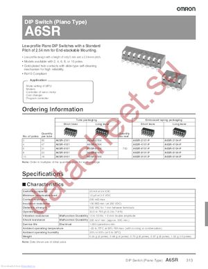 A6SR-4104 datasheet  