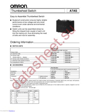 A7AS-207-PM-1 datasheet  