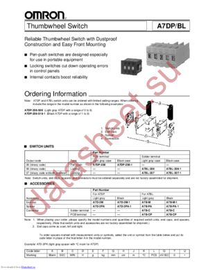 A7DP-206-PM-1 datasheet  