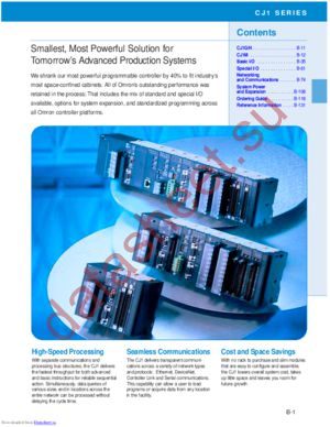 CJ1W-DRM21 datasheet  