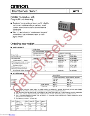 A7BS-207-S-1 datasheet  