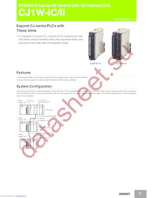 CJ1W-II101 datasheet  