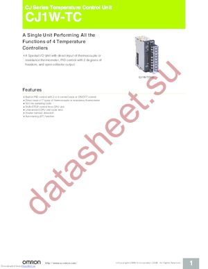 CJ1W-TC001 datasheet  