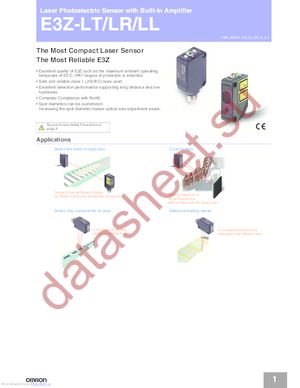 E3Z-LL812M datasheet  